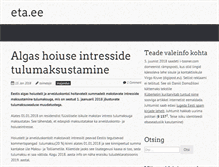 Tablet Screenshot of eta.ee