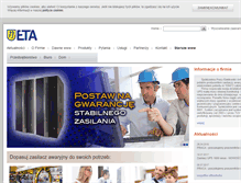Tablet Screenshot of eta.com.pl